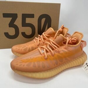 Adidas Yeezy Boost 350 V2 Sneakers Mono Clay Orange GW2870 10.5 Shoes Futuristic